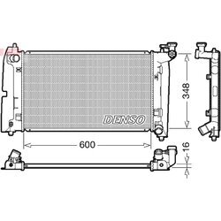 Chladič motora DENSO DRM50085