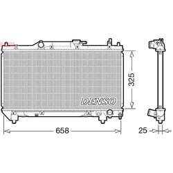 Chladič motora DENSO DRM50115