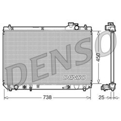 Chladič motora DENSO DRM51004