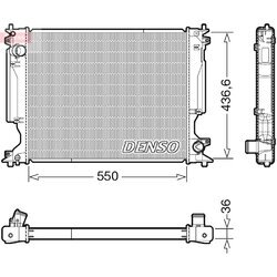 Chladič motora DENSO DRM51014