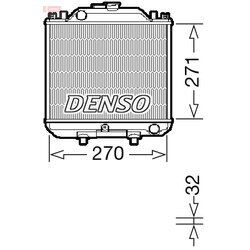 Chladič motora DENSO DRM99011