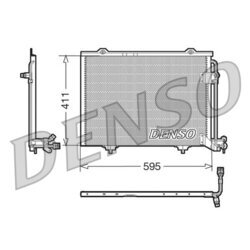 Kondenzátor klimatizácie DENSO DCN17011