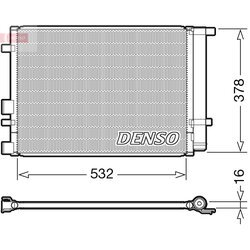 Kondenzátor klimatizácie DENSO DCN41005