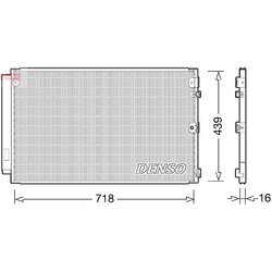 Kondenzátor klimatizácie DENSO DCN51011