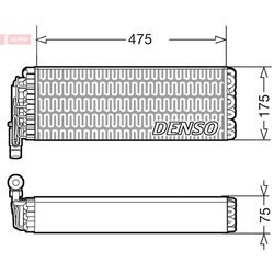 Výparník klimatizácie DENSO DEV12003