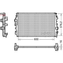 Chladič motora DENSO DRM01009