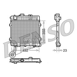 Chladič motora DENSO DRM05028