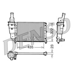 Chladič motora DENSO DRM09095