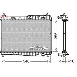 Chladič motora DENSO DRM10043