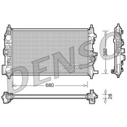 Chladič motora DENSO DRM20078