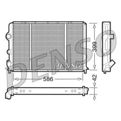 Chladič motora DENSO DRM23051