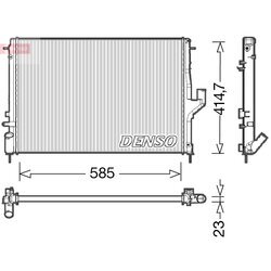 Chladič motora DENSO DRM37001