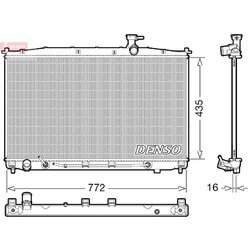 Chladič motora DENSO DRM41024