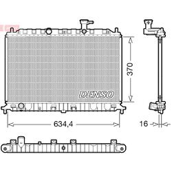 Chladič motora DENSO DRM43009