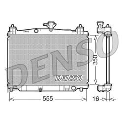 Chladič motora DENSO DRM44016