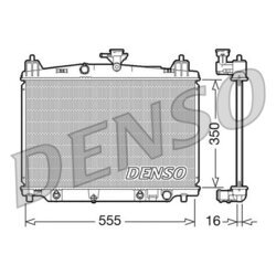 Chladič motora DENSO DRM44018