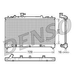 Chladič motora DENSO DRM44022