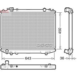 Chladič motora DENSO DRM44047