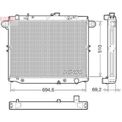 Chladič motora DENSO DRM50148