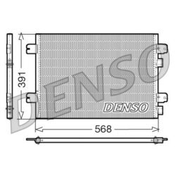 Kondenzátor klimatizácie DENSO DCN23011