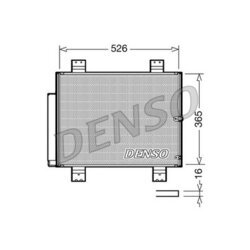 Kondenzátor klimatizácie DENSO DCN35002