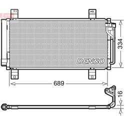 Kondenzátor klimatizácie DENSO DCN44008