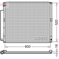 Kondenzátor klimatizácie DENSO DCN50051