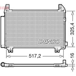 Kondenzátor klimatizácie DENSO DCN50107