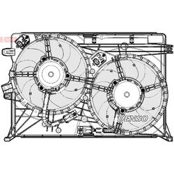 Ventilátor chladenia motora DENSO DER09075