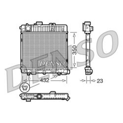 Chladič motora DENSO DRM05025