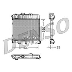 Chladič motora DENSO DRM05026