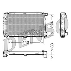 Chladič motora DENSO DRM05033