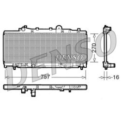 Chladič motora DENSO DRM09092