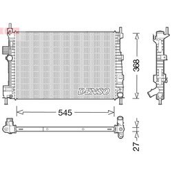 Chladič motora DENSO DRM10009