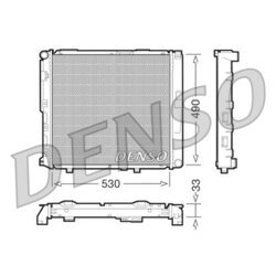 Chladič motora DENSO DRM17038