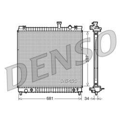 Chladič motora DENSO DRM46031