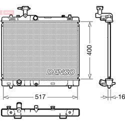 Chladič motora DENSO DRM47032