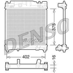 Chladič motora DENSO DRM50077