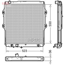 Chladič motora DENSO DRM50084