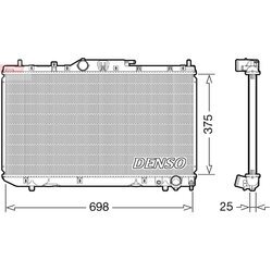 Chladič motora DENSO DRM50114