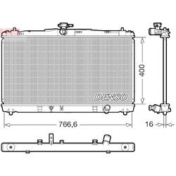 Chladič motora DENSO DRM50144