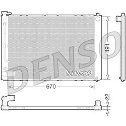 Chladič motora DENSO DRM51011