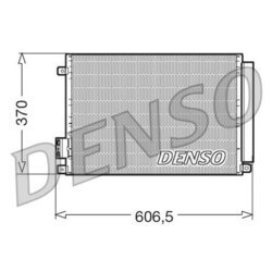 Kondenzátor klimatizácie DENSO DCN09045