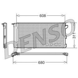 Kondenzátor klimatizácie DENSO DCN09105