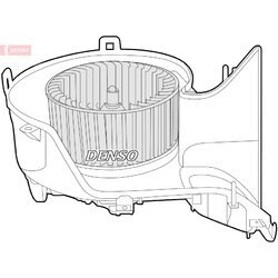 Vnútorný ventilátor DENSO DEA25001 - obr. 1