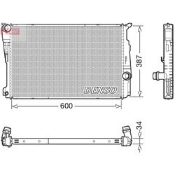 Chladič motora DENSO DRM05006