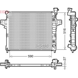 Chladič motora DENSO DRM06031