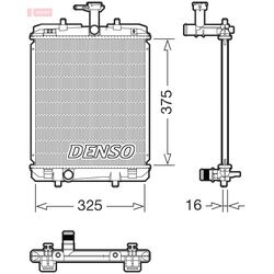 Chladič motora DENSO DRM07063