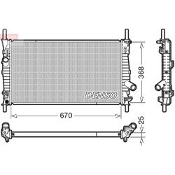 Chladič motora DENSO DRM10004