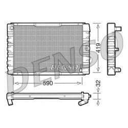 Chladič motora DENSO DRM33033